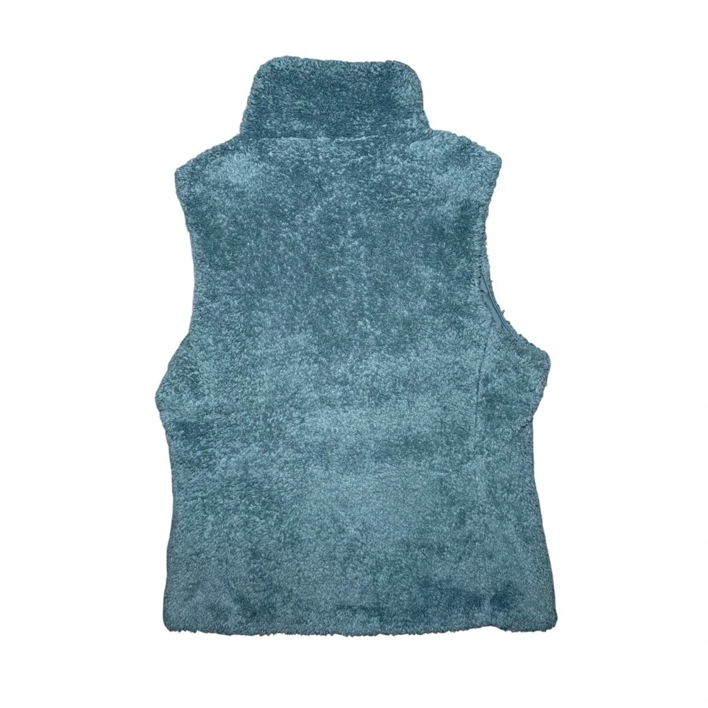 Patagonia Los Gatos Fleece Full Zip Vest Women Large Teal Blue - Picture 3 of 7